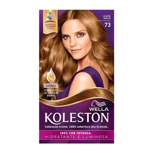 Coloração Creme Kit Koleston 73 Louro Avelã