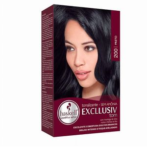 Tonalizante Haskell Excllusiv 100 Preto Azulado