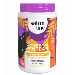 Creme para Pentear Salon Line Brilho Máximo 1Kg
