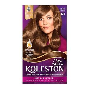 Coloração Creme Kit Koleston 60 Louro Escuro