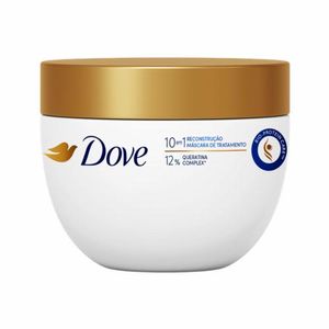 Máscara de Tratamento Dove 10 Em 1 Recontrução 12% Queratina 270G