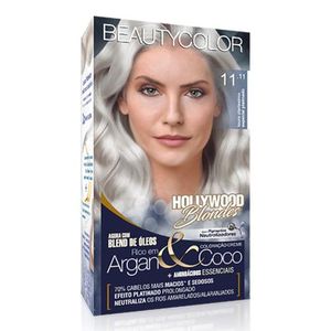 Coloração BeautyColor Hollywood Blondes - 11.11 Louro Claríssimo Especial Platinado