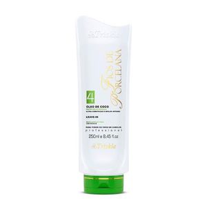 Leve-in triskle defrizante fios de porcelana óleo de coco 250ml