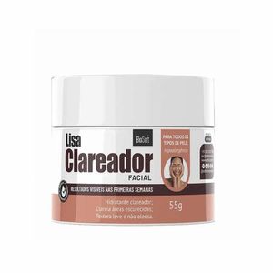 Creme Lisa Clareador Facial BioSoft 55g
