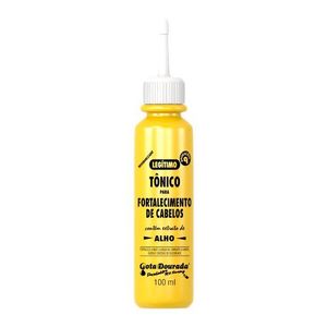 Tônico Capilar Gota Dourada Fortalecimento de Cabelos Alho 100ml