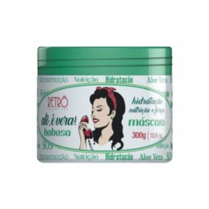 Máscara Capilar Retrô Cosméticos Hidratação, Nutrição e Força Alô, é Vera Babosa 300g