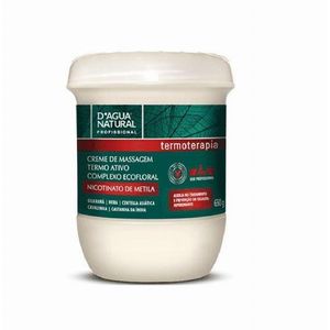 Creme De Massagem D’água Natural Termo Ativo Ecofloral  650g