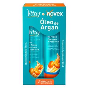 Kit Vitay Novex Óleo de Argan Shampoo + Condicionador 300ml