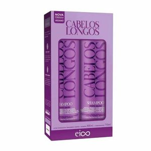 Kit Eico Efeito Salão Cabelos Longos - Shampoo 800ml + Condicionador 750ml