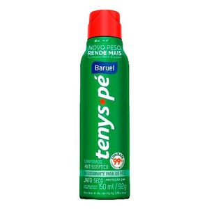 Desodorante para Pés Tenys Pé Baruel Aerossol Jato Seco Canforado 92g