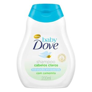 Shampoo baby dove cabelos claros hidratação enriquecida 200ml