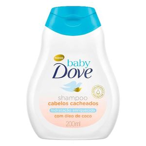 Shampoo baby dove cabelos cacheados hidratação enriquecida 200ml