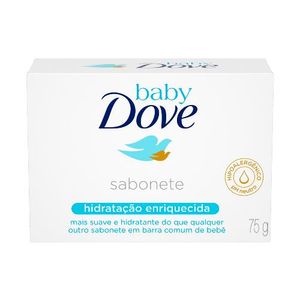 Sabonete em barra baby dove hidratação enriquecida 75g