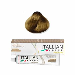 Coloração Itallian Color Premium 8.0 Louro Claro 60g