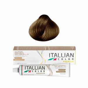 Coloração Itallian Color Professional 7.17 Louro Cinza Marrom 60g