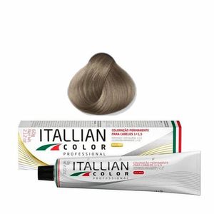 Coloração Itallian Color Professional Premium 10.01 louro platina 60g natural cinza
