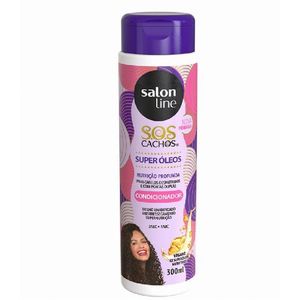 Condicionador Salon Line S.O.S Cachos Super Óleos Nutritivo 300ml