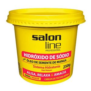 Creme Relaxante Salon Line Hidróxido de Sódio com Óleo de Semente de Manga Regular 250g