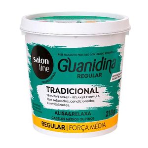 Creme Relaxante Salon Line Guanidina Tradicional Regular 218g