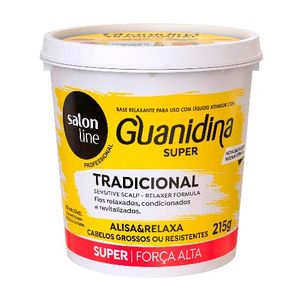 Creme Relaxante Salon Line Guanidina Tradicional Super 215g