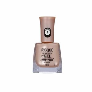 Esmalte Risqué Diamond Gel Divas no Poder Golden Diva