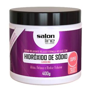 Creme Relaxante Salon Line Hidróxido de Sódio Lanolina Super 400g