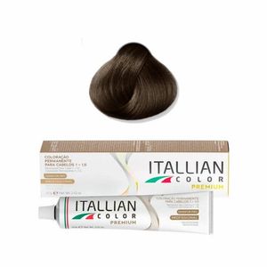 Coloração Itallian Color Premium 7.7 Louro Marrom 60g