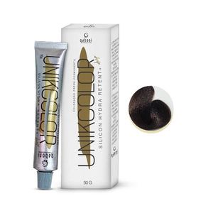 Coloração Gaboni UnikColor 5-7 Castanho Claro Capuccino 50g