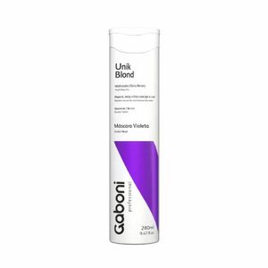 Máscara Matizadora Gaboni Unik Blond Efeito Violeta 280ml