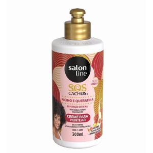 Creme para Pentear Salon Line S.O.S Cachos Rícino e Queratina 300ml