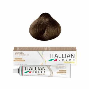 Coloração Itallian Color 7.37 Louro Dourado Marrom Morena Iluminada 60g