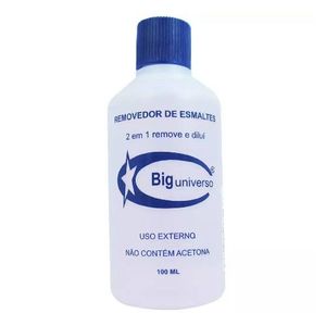 Removedor de Esmaltes Big Universo 2 em 1 100ml