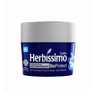 Desodorante em creme Herbíssimo bioprotect cedro 55g