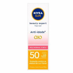 Protetor Solar Facial Nivea Sun Beauty Expert Facial Pele Normal Á Seca FPS50 50g