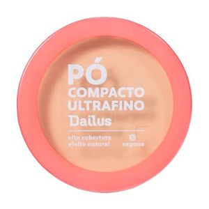 Pó Compacto Ultrafino Dailus Vegano D4 Claro 10g