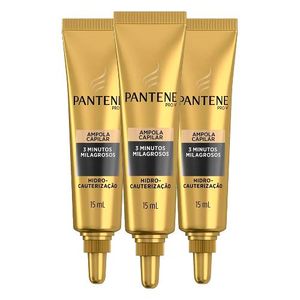 Ampola pantene hidro-cauterização 15ml com 3 unidades