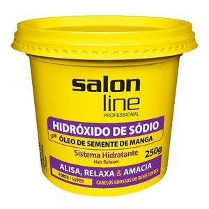 Creme Relaxante Salon Line Hidróxido de Sódio com Óleo de Semente de Manga Super 250g