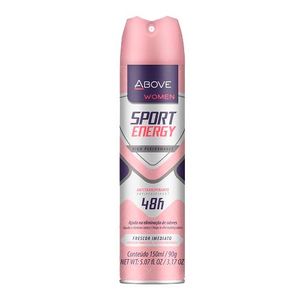 Desodorante Aerosol Above Women Feminino Sport Energy 150ml