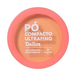 Pó Compacto Ultrafino Dailus Vegano D8 Médio 10g