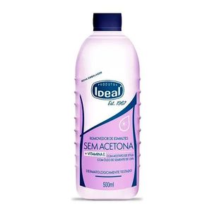 Removedor de Esmaltes Ideal sem Acetona Semente de Uva 500ml