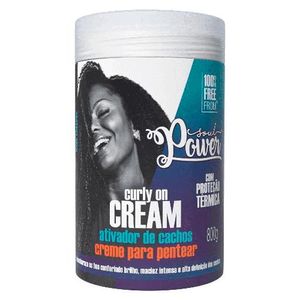 Creme de pentear soul power ativador de cachos curly on cream 800g