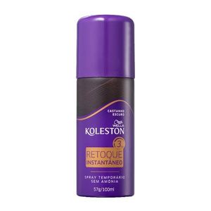 Spray de Retoque Instantâneo Koleston Castanho Médio a Castanho Escuro 100ml