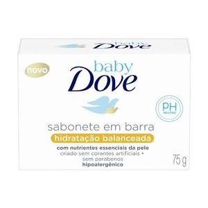 Sabonete em barra baby dove hidratação balanceada 75g
