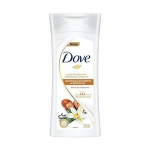 Loção hidratante dove manteiga de karité e baunilha 200ml