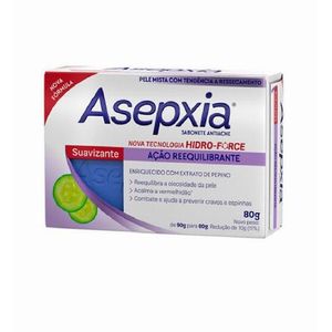 Sabonete em Barra Asepxia Antiacne Suavizante 80g