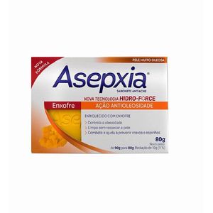 Sabonete Facial em Barra Asepxia Enxofre Antioleosidade com 80g