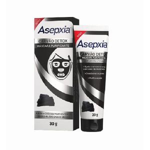 Máscara Facial Asepxia Carvão Detox  30g