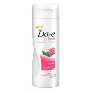 Loção hidratante dove go fresh romã e verbena 200ml