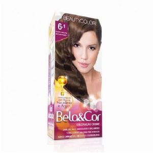 Coloração Bela e Cor Kit Louro Escuro Acinzentado 6.1
