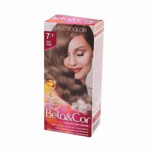 Coloração Bela e Cor Kit Louro Cinza Médio 7.1